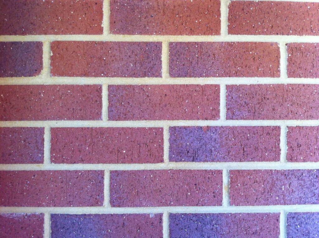 A sample of an old wall AFTER Brick Repointing